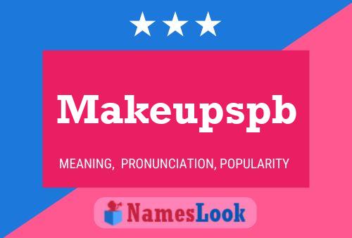 Pôster do nome Makeupspb