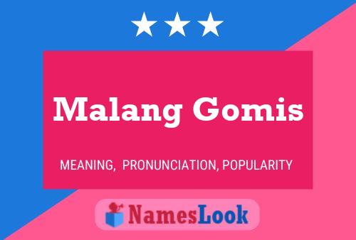 Pôster do nome Malang Gomis