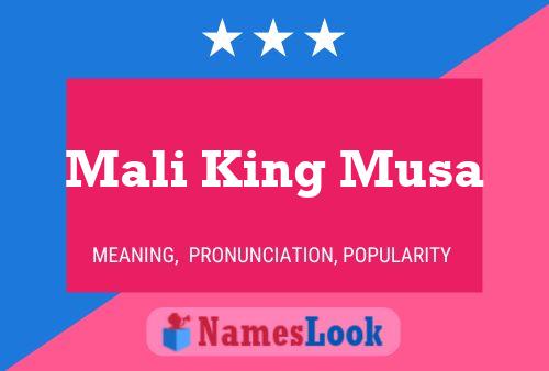 Pôster do nome Mali King Musa