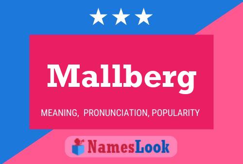 Pôster do nome Mallberg