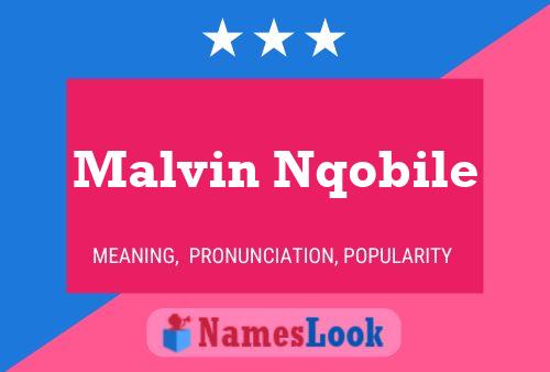 Pôster do nome Malvin Nqobile