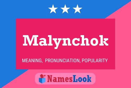 Pôster do nome Malynchok