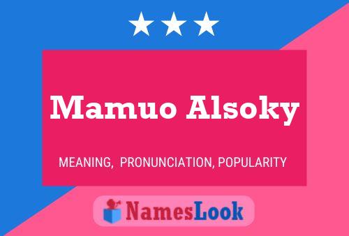 Pôster do nome Mamuo Alsoky