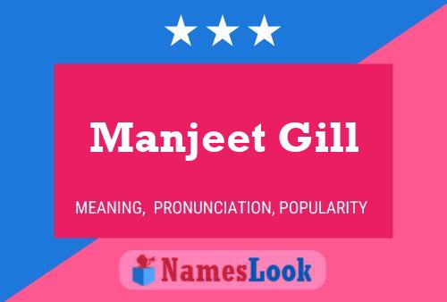 Pôster do nome Manjeet Gill