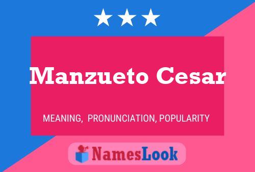 Pôster do nome Manzueto Cesar