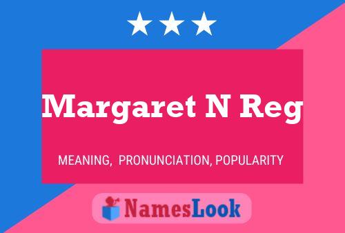 Pôster do nome Margaret N Reg