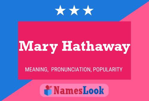 Pôster do nome Mary Hathaway