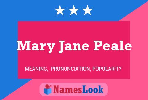 Pôster do nome Mary Jane Peale