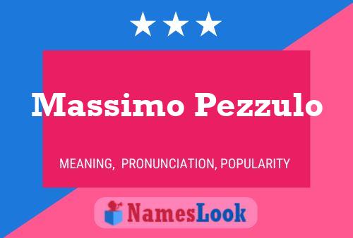 Pôster do nome Massimo Pezzulo