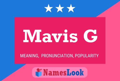 Pôster do nome Mavis G