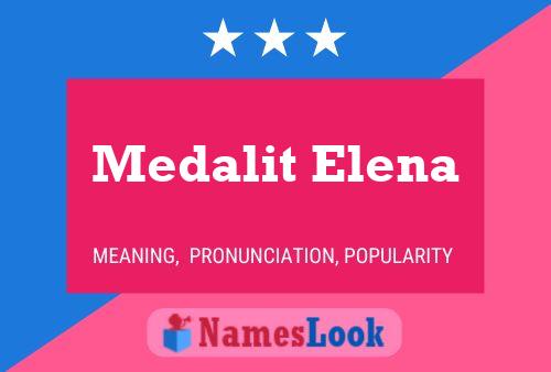 Pôster do nome Medalit Elena