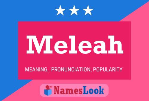 Pôster do nome Meleah