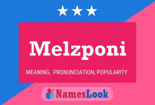 Pôster do nome Melzponi