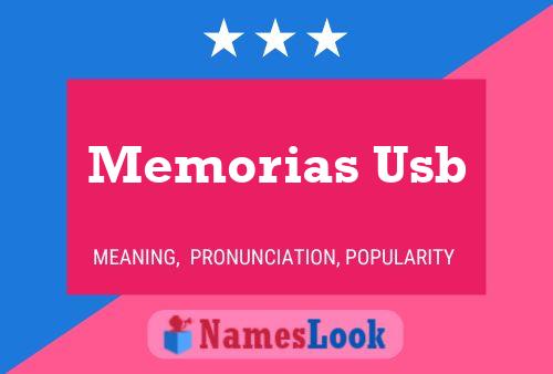 Pôster do nome Memorias Usb