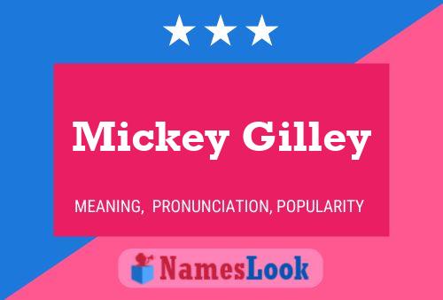 Pôster do nome Mickey Gilley