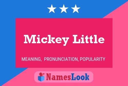 Pôster do nome Mickey Little