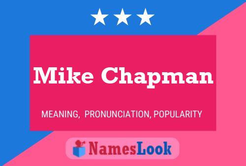 Pôster do nome Mike Chapman