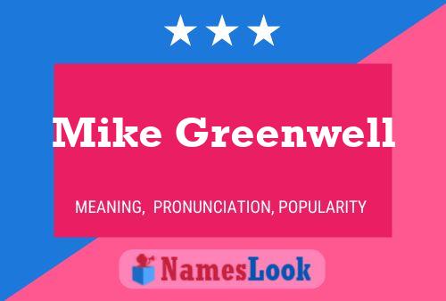 Pôster do nome Mike Greenwell