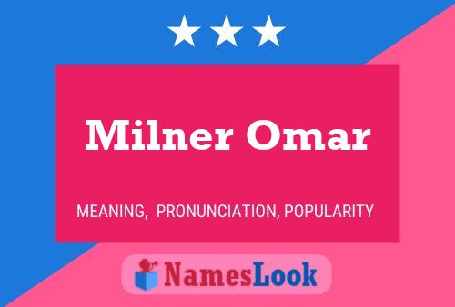 Pôster do nome Milner Omar