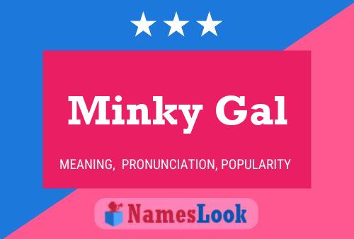 Pôster do nome Minky Gal