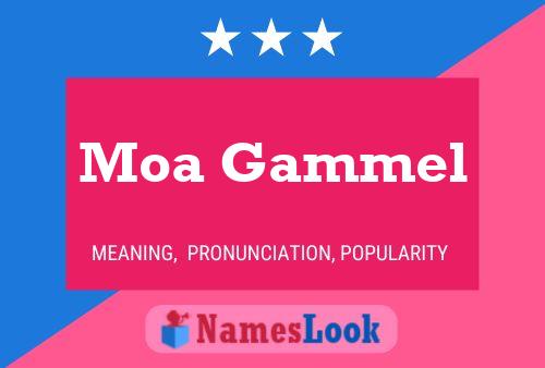 Pôster do nome Moa Gammel