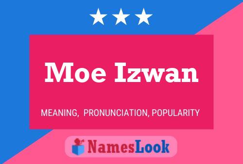 Pôster do nome Moe Izwan