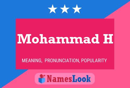 Pôster do nome Mohammad H