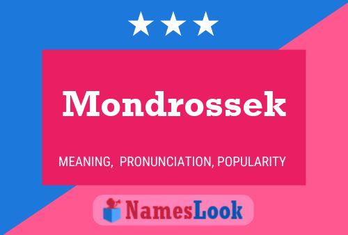 Pôster do nome Mondrossek