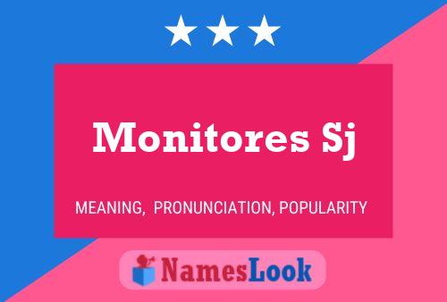 Pôster do nome Monitores Sj