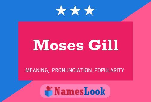 Pôster do nome Moses Gill