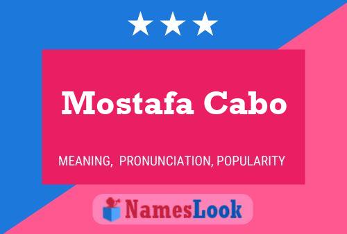 Pôster do nome Mostafa Cabo