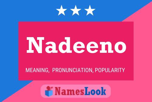 Pôster do nome Nadeeno