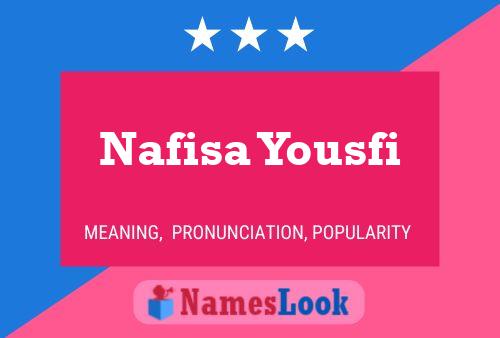 Pôster do nome Nafisa Yousfi