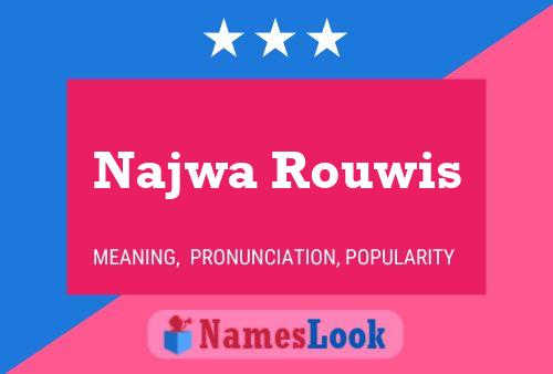 Pôster do nome Najwa Rouwis