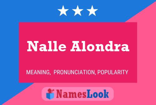 Pôster do nome Nalle Alondra