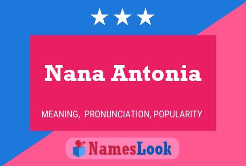 Pôster do nome Nana Antonia