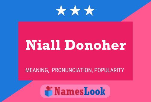 Pôster do nome Niall Donoher