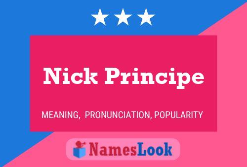 Pôster do nome Nick Principe