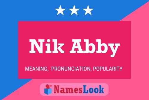 Pôster do nome Nik Abby