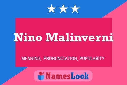 Pôster do nome Nino Malinverni