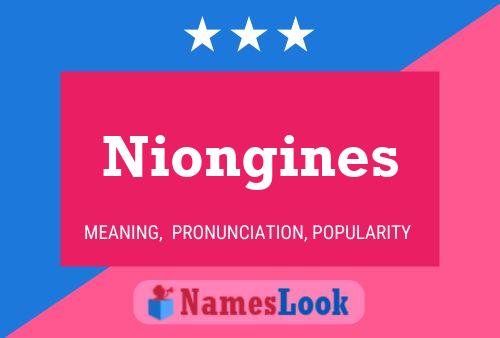 Pôster do nome Niongines