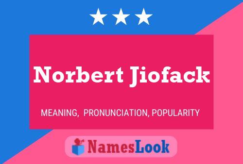 Pôster do nome Norbert Jiofack