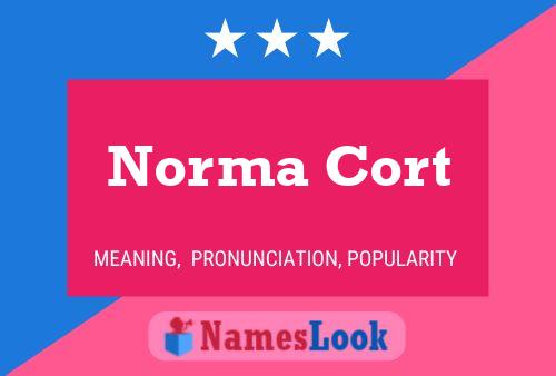 Pôster do nome Norma Cort