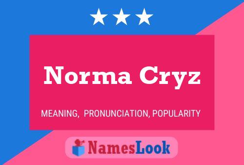 Pôster do nome Norma Cryz