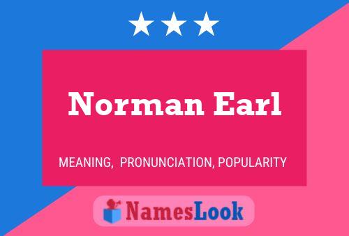 Pôster do nome Norman Earl