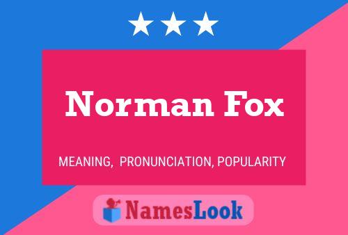 Pôster do nome Norman Fox