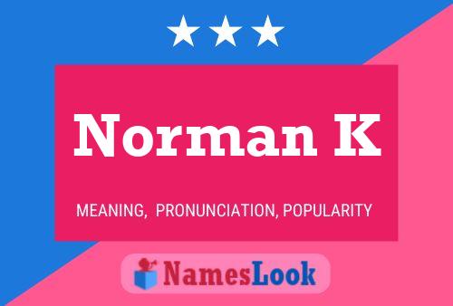 Pôster do nome Norman K