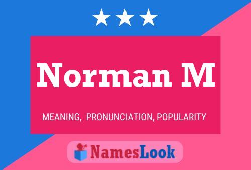 Pôster do nome Norman M