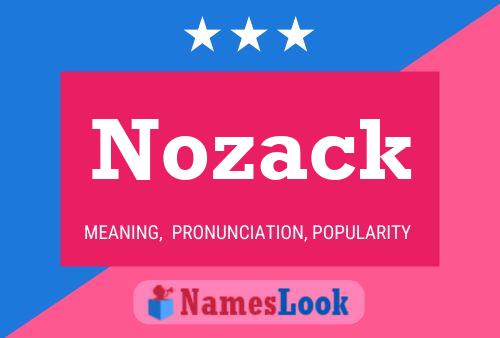 Pôster do nome Nozack