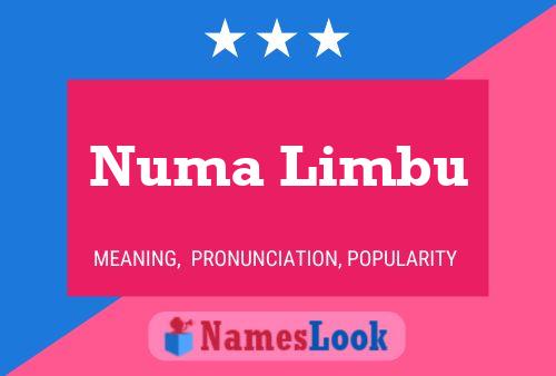 Pôster do nome Numa Limbu